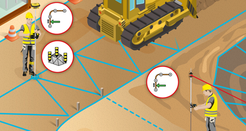 Logiciel de simulation de terrain Leica iCON à télécharger gratuitement.